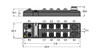 Turck Tben-L5-4Rfid-8Dxp-Cds-Wv Compact Multiprotocol RFID Module for Ethernet, RFID and I/O Module Programmable via CODESYS V3 incl. WebVisu License