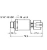 Turck Pt3000Psig-2121-I2-Dt043P Pressure Transmitter, With Current Output (2-Wire)