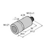 Turck Pt85Psiv-2017-U1-H1141 Pressure Transmitter, With Voltage Output (3-Wire)