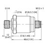 Turck Pt0.05R-1504-I2-H1141/D840 Pressure Transmitter, With Current Output (2-Wire)