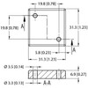 Turck Tw860-960-Q31-M-Ht-B1090 Tag, UHF, BL ident