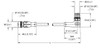 Turck Ekrb-Eswb-A4.400-Gu2K-5 Actuator and Sensor Cable, Extension Cable