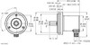 Turck Rem-E-195T6S-Iol32B-H1141 Absolute Rotary Encoder - Multiturn, IO-Link, Efficiency Line