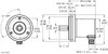 Turck Rem-E-121T10S-9F32B-H1151 Absolute Rotary Encoder - Multiturn, Efficiency Line