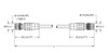 Turck Rssx Rssd 441-8M Fieldbus Cable, Extension Cable