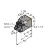 Turck Ni40Ue-Qv40-Vn6X2-H1141 Inductive Sensor, With Extended Switching Distance