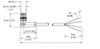 Turck Eswb-A4.400-Gc2K-10 Actuator and Sensor Cordset, Connection Cable