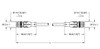 Turck Esrb-Esrb-A4.400-Gc2K-5 Actuator and Sensor Cordset, Extension Cable