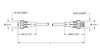 Turck Ekrt-Esrt-A4.400-Hua6-5 Actuator and Sensor Cordset, Extension Cable