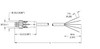 Turck Esrt.Pr-A5.500-Gc2K-5 Actuator and Sensor Cordset, Connection Cable