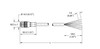 Turck Rs 4.6T-8 Actuator and Sensor Cable, Connection Cable