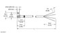 Turck Psw 4-1 Single-ended Cordset, Right angle Male Connector