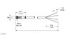 Turck Pkg 3M-20/S90/S618 Single-ended Cordset, Straight Female Connector