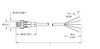 Turck Esrt-A5.500-Gc2K-2 Actuator and Sensor Cable, Connection Cable