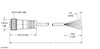 Turck Rkm 66-12M Single-ended Cordset, Straight Female Connector