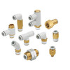 SMC KQ2E06-03 One-Touch Fitting Pack of 10