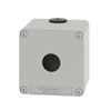 Schneider Electric XAPD1501 Empty Grey 1 Hole Control Box
