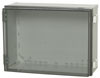 Fibox UL CAB PC 405020 T Hinged UL PC Enclosure - Transparent Cover