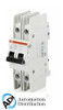 ABB mcb s200pr rtt 2p k 1a supp s(u)200mr miniature circuit breaker S202PR-K1