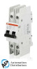 ABB mcb su200pr rtt 2p k 0.5a bcp s(u)200mr miniature circuit breaker SU202PR-K0.5