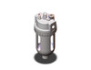 <h2>AL4*0,Micro Mist Lubricator</h2><p><h3>AL8/900 series large flow lubricators generate proportional oil delivery in 1-1/4”~2” lines. AL430/460 micro mist lubricators produce an oil fog that remains suspended in the air stream over longer piping distances. All types are available in North American, European metric, and standard metric configurations.<br>- </h3>- Atomizes lubricant into fine particles at uniform rate<br>- Drip rate easily monitored with sight dome<br>- Standard bowl guard<br>- High-response time<br>- Damper precludes oil flooding<br>- <p>