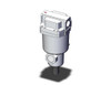 <h2>AMD150C-550C/AMD650-850, Coalescing Micro Mist Separator</h2><p><h3>The legacy series AMD micro mist separators range from 1/8  to 2  and feature a rugged aluminum housing.  These coalescing filters are nominally rated at 0.01 micron for a second stage of oil removal after a particulate filter and a coarser coalescing unit.</h3>- Particulate filtration, oil mist separation<br>- Modular connection capable AM150C~550C<br>- Optional element life indicator<br>- Available port sizes: 1/8 ~2  (PT, NPT, or G)<br>- Nominal filtration rating: 0.3  2<br>- <p><a href="https://content2.smcetech.com/pdf/AM_AFF.pdf" target="_blank">Series Catalog</a>