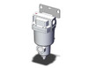 <h2>AMD150C-550C/AMD650-850, Coalescing Micro Mist Separator</h2><p><h3>The legacy series AMD micro mist separators range from 1/8  to 2  and feature a rugged aluminum housing.  These coalescing filters are nominally rated at 0.01 micron for a second stage of oil removal after a particulate filter and a coarser coalescing unit.</h3>- Particulate filtration, oil mist separation<br>- Modular connection capable AM150C~550C<br>- Optional element life indicator<br>- Available port sizes: 1/8 ~2  (PT, NPT, or G)<br>- Nominal filtration rating: 0.3  2<br>- <p><a href="https://content2.smcetech.com/pdf/AM_AFF.pdf" target="_blank">Series Catalog</a>