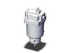 <h2>AMD150C-550C/AMD650-850, Coalescing Micro Mist Separator</h2><p><h3>The legacy series AMD micro mist separators range from 1/8  to 2  and feature a rugged aluminum housing.  These coalescing filters are nominally rated at 0.01 micron for a second stage of oil removal after a particulate filter and a coarser coalescing unit.</h3>- Particulate filtration, oil mist separation<br>- Modular connection capable AM150C~550C<br>- Optional element life indicator<br>- Available port sizes: 1/8 ~2  (PT, NPT, or G)<br>- Nominal filtration rating: 0.3  2<br>- <p><a href="https://content2.smcetech.com/pdf/AM_AFF.pdf" target="_blank">Series Catalog</a>