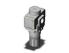 <h2>ARP20/30/40, Direct Operated Precision Regulator</h2><p><h3>The ARP is a modular style, direct operated precision regulator.  A locking adjustment knob allows the pressure to be set, and then locked to prevent accidental setting changes. The ARP20/30/40 series is available with a back flow function that exhausts the air pressure in the outlet side reliably and quickly.  Special applications include (10-) clean room compliant, (20-)copper-free, fluorine-free, and (21-) clean room compliant, copper-free, fluorine-free and silicon-free.</h3>- Direct operated precision regulator<br>- Sensitivity: within 0.2%F.S.<br>- 3 types of set pressure allow more freedom in designing a circuit<br>- Repeatability: within  1%F.S.<br>- Backflow function available<p><a href="https://content2.smcetech.com/pdf/ARP20.pdf" target="_blank">Series Catalog</a>