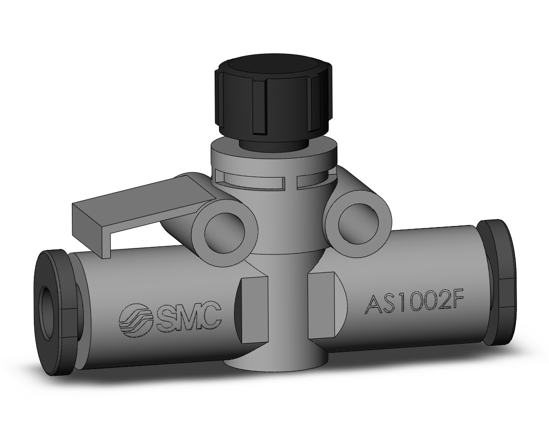 Lot De 10 Régulateurs De Débit Pneumatique SMC AS1002F-04 - Type En Ligne, Neufs Sous Emballage