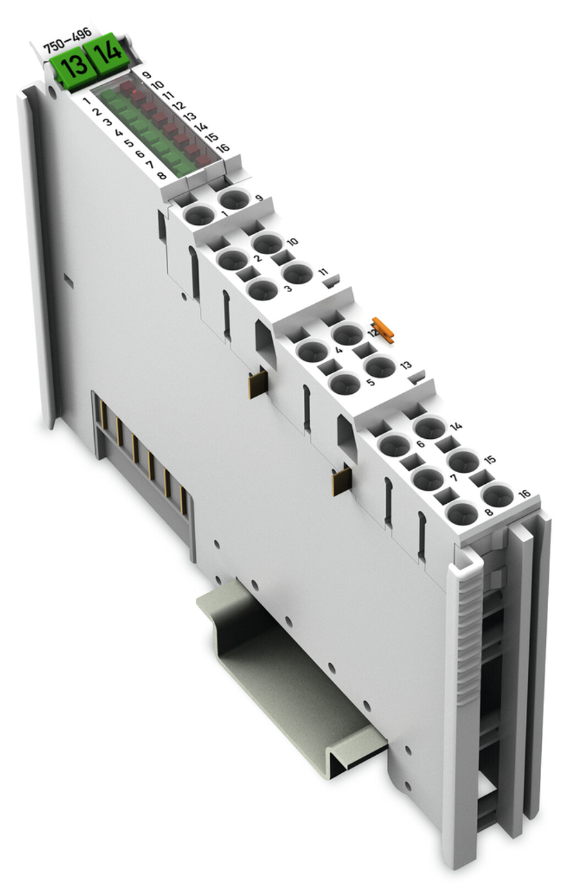 WAGO 750-496 8-channel analog input; 0/4 … 20 mA; Single-ended; -