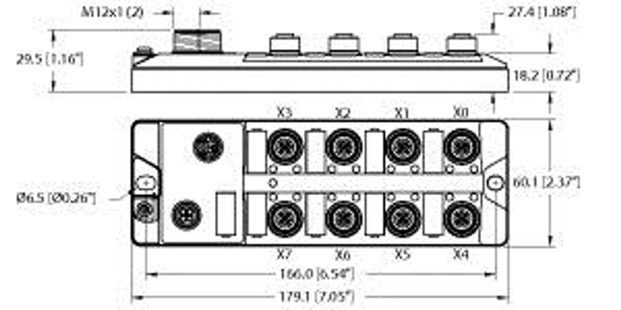 Turck TBIL-LL-16DXP-AUX Block-IO