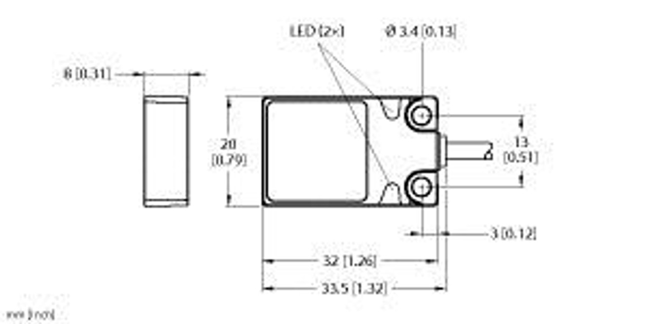 Turck BI8U-Q08-AP6X2 Inductive