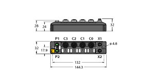 Turck TBEN-S2-8DXP Block-IO