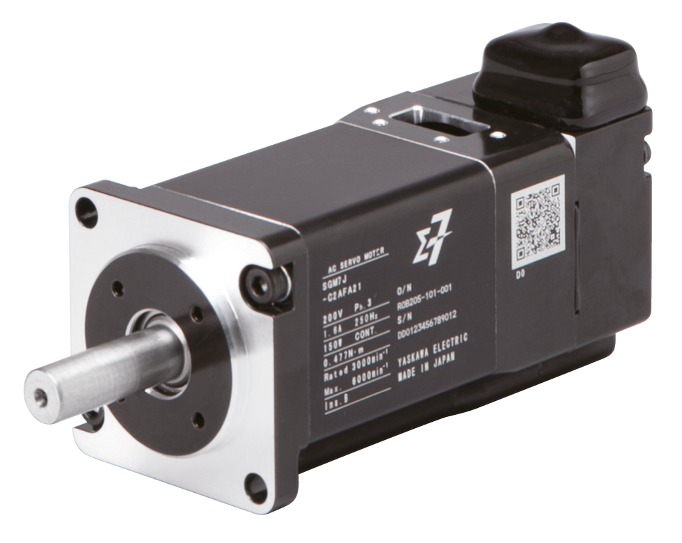 Yaskawa SGM7J-02A6A61 S7 Motor 200W 200V Battery-Less Absolute Encoder ...