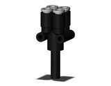 SMC KQ2XD04-06A-X35 Fitting, Double Plug-In Y Pack of 10