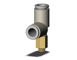 SMC KQ2Y06-M5A Fitting, Male Run Tee Pack of 10
