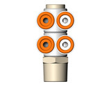 SMC KQ2ZD07-35AS Fitting, Dble Br Uni Male Elbow Pack of 10