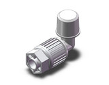 SMC LQ3L3D-MN fluoropolymer fitting, lq1, lq2, lq3 fitting, high purity, thd conn