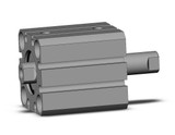 SMC CQSWB20-15D Cyl, Compact, Dbl Rod
