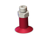 SMC ZPT13UTF-A6 Vacuum Pad, Without Buffer