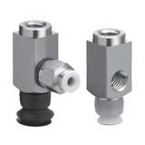 SMC ZP3-Y10BU-B5-B5 Lateral Vacuum Inlet, W/Adapter