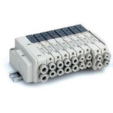 SMC SS5Q24-08C-DS Mfld, Plug Lead Unit