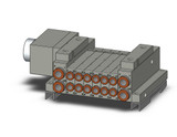 SMC SS5V1-W10CD-06B-C6-D0 4/5 Port Solenoid Valve
