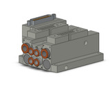 SMC SS5V1-10FD1-02BS-N7 4/5 Port Solenoid Valve