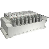 SMC SS5V1-10FD1-11BS-N3-D 5 Port Solenoid Valve Manifold