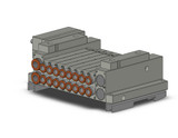 SMC SS5V1-10FD2-08D-N7-D0 4/5 Port Solenoid Valve