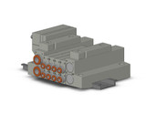 SMC SS5V1-16FD2-04D-N3 4/5 Port Solenoid Valve