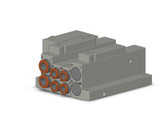 SMC SS5V2-W10CD-02D-C8 4/5 Port Solenoid Valve