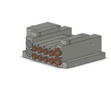 SMC SS5V2-W10CD-04U-N7 4/5 Port Solenoid Valve